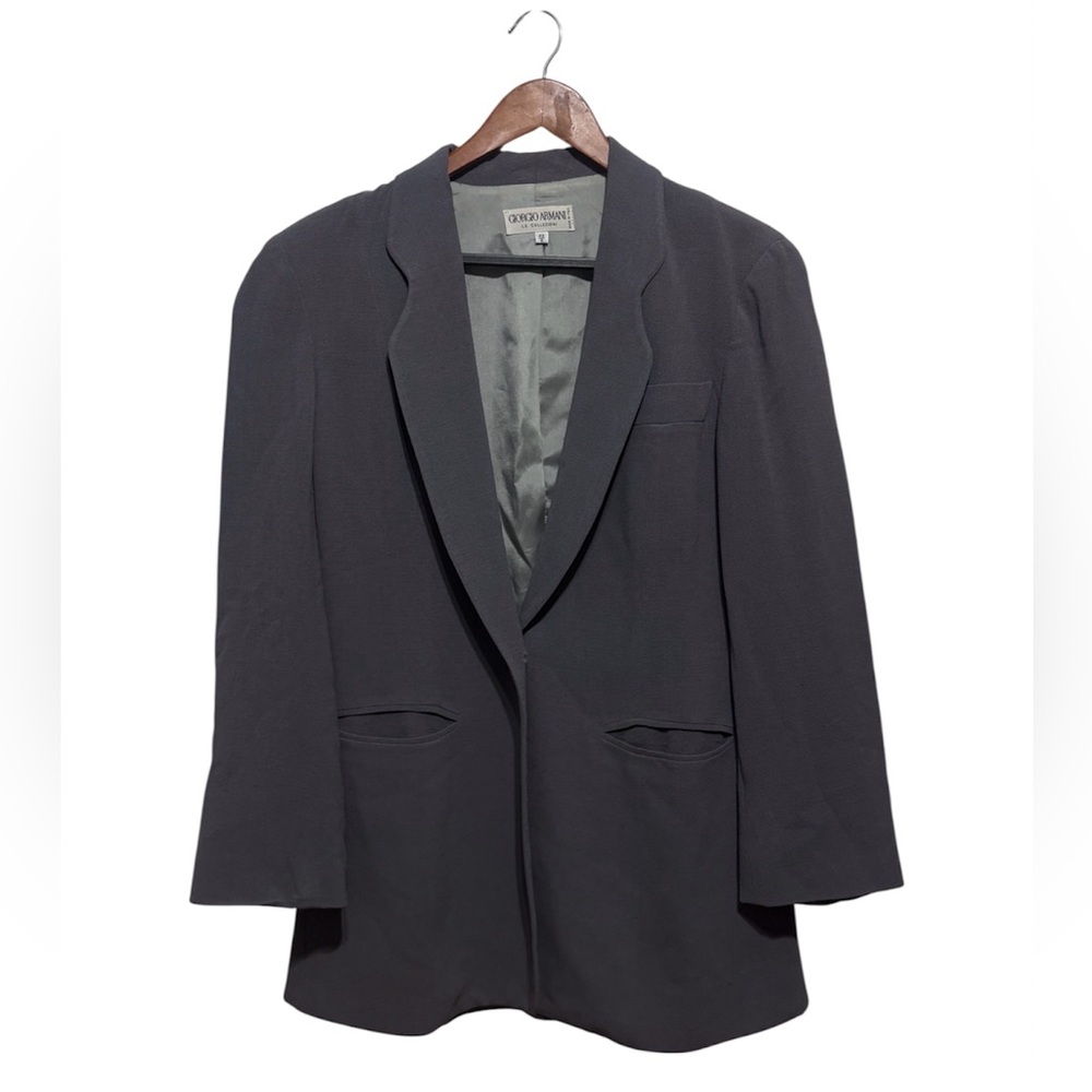 Grey Giorgio Armani Collezioni Blazer